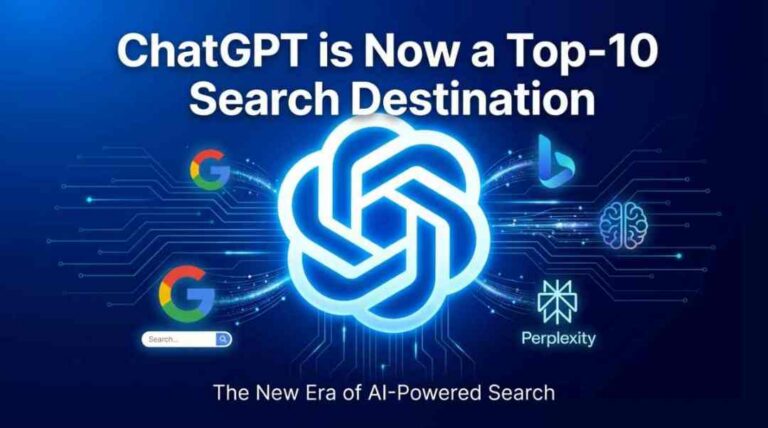 ChatGPT is Now a Top-10 Search Destination
