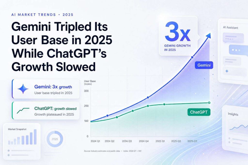 Gemini Tripled Its User Base in 2025