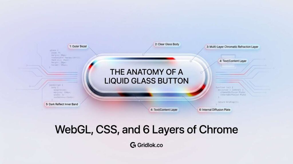 The Anatomy of a Liquid Glass Chrome Button